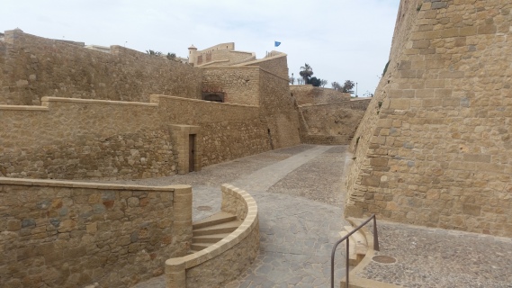 Interior de la Fortaleza de Melilla la Vieja